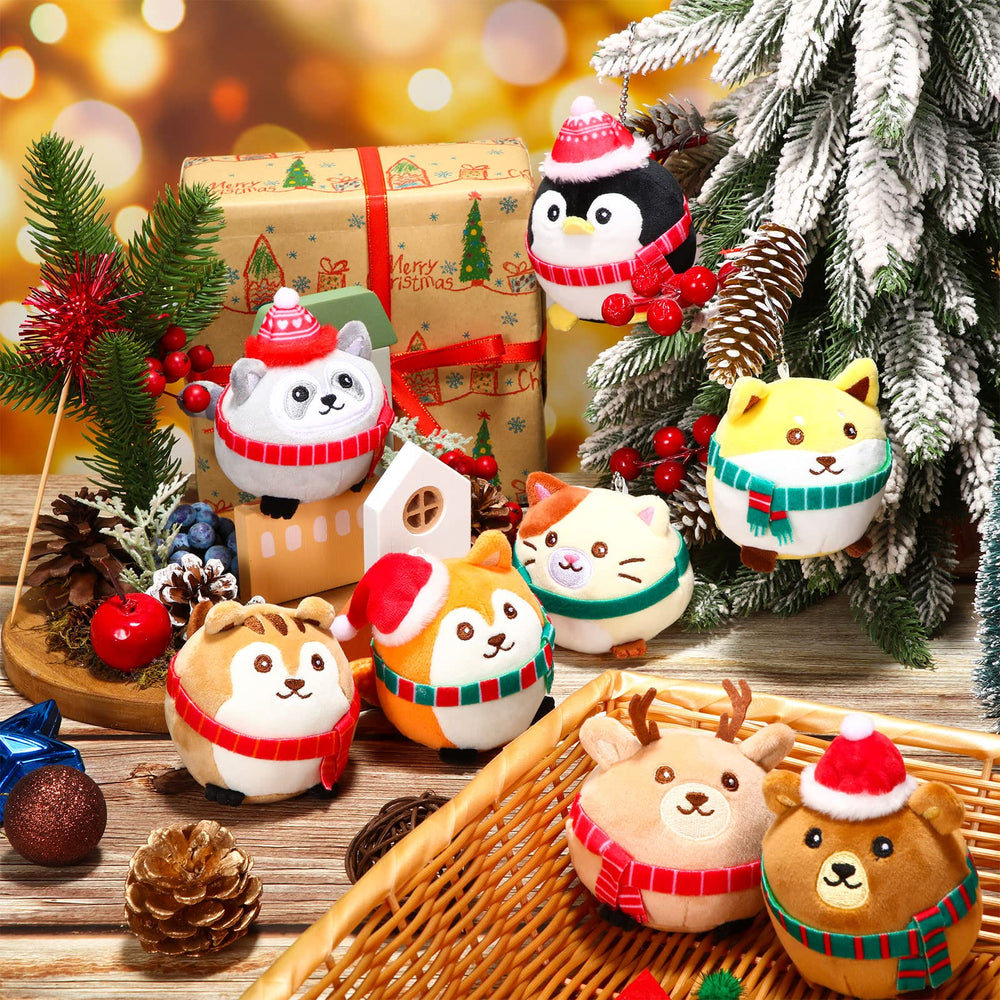 Aoriher mini stuffed bear keychain with cap and scarf brings cozy woodland charm