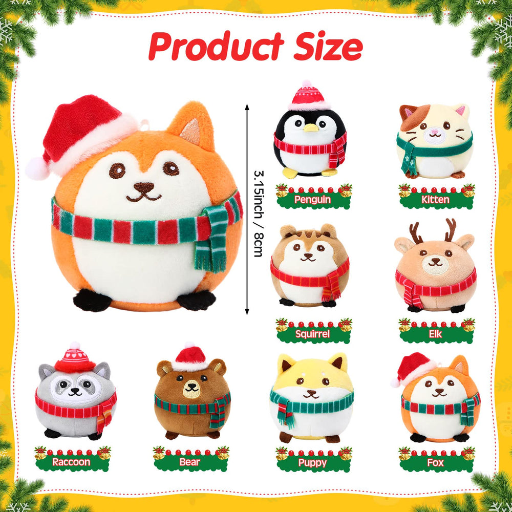 Aoriher woodland buddies set keychain assortment enhances bags and decor
