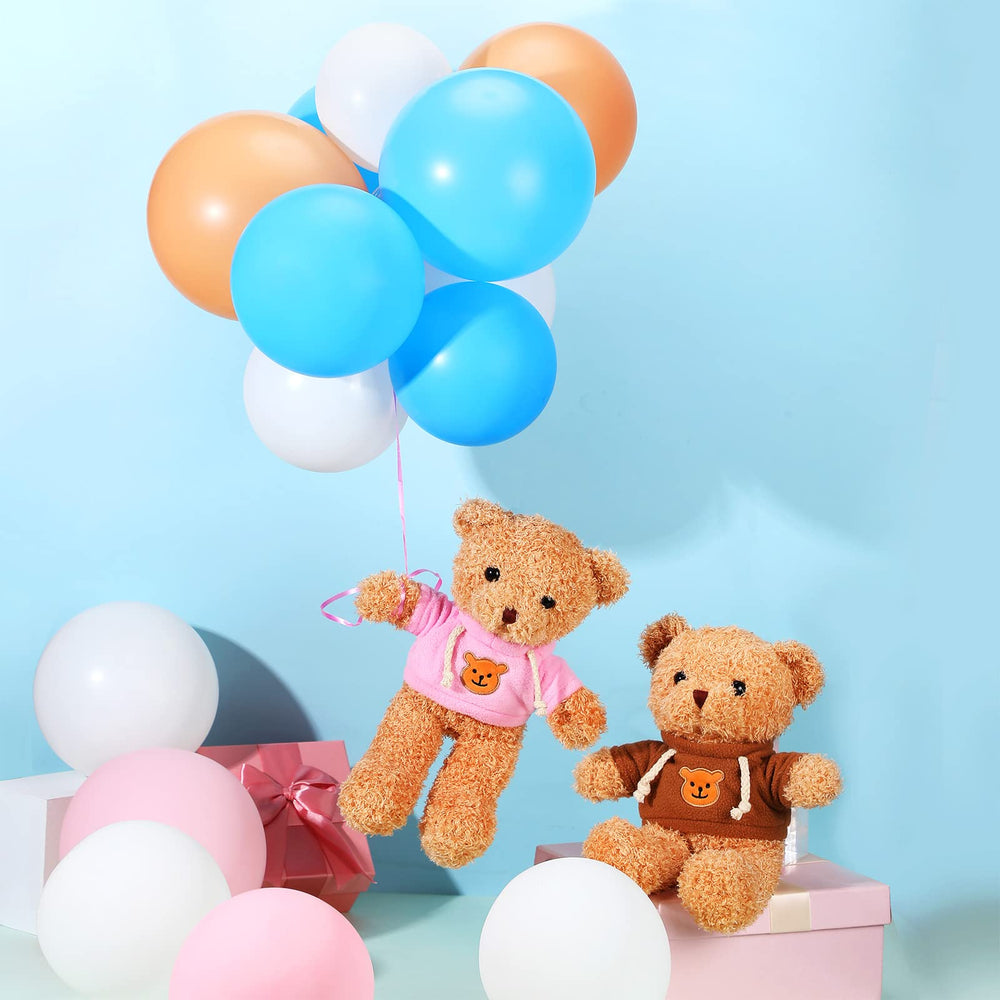 Aoriher satin bow on the bear enhances gift-ready presentation