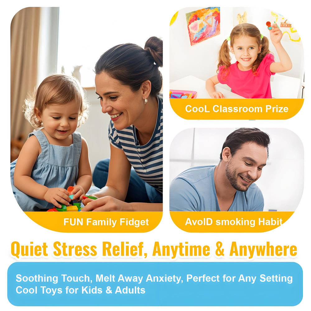 AOSTEONG portable fidget fits pocket for on-the-go relaxation.