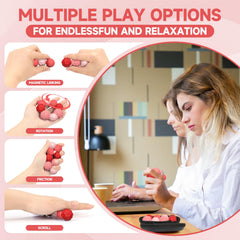 AotBlcer compact portable fidget ball with storage bag for on-the-go calm.