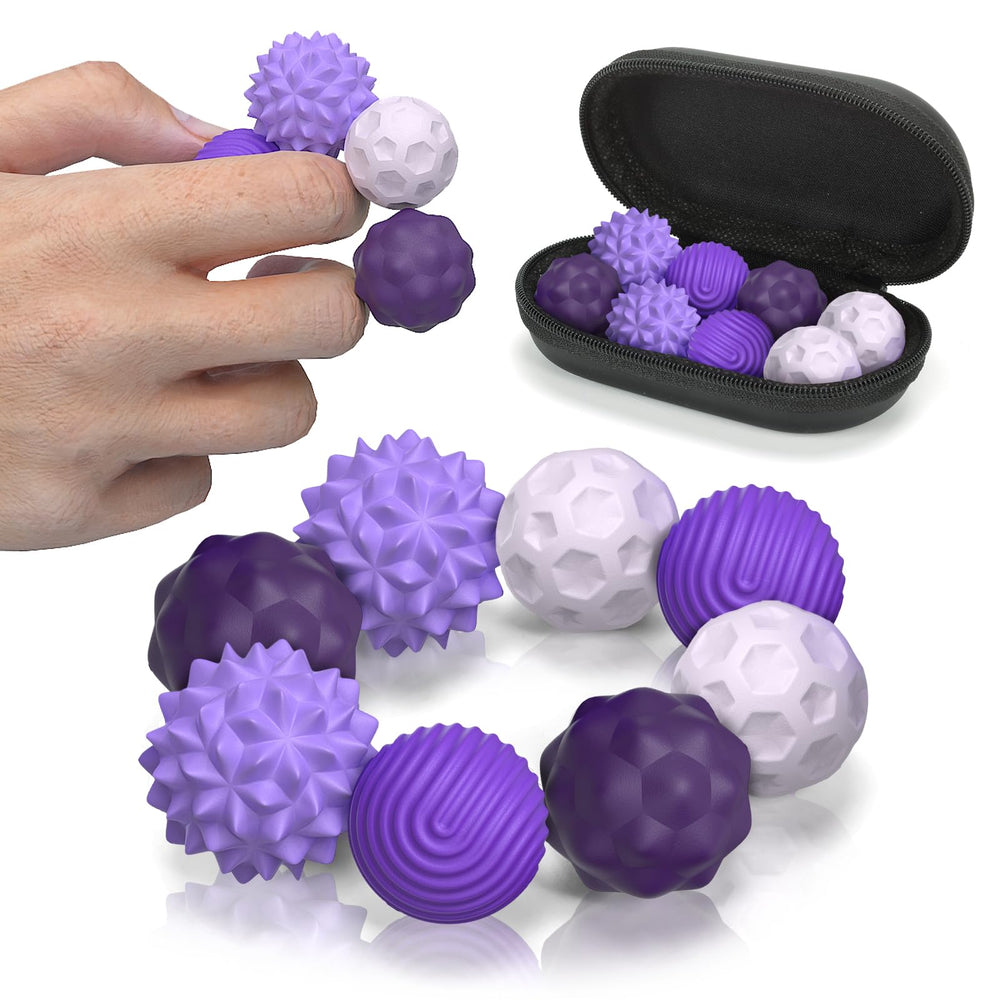AotBlcer magnetic sensory ball close-up texture for calming focus.