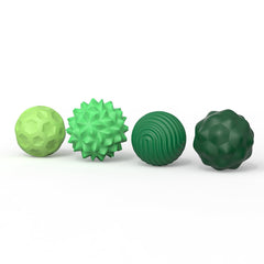 Click and twist actions on AotBlcer ball for tactile stress relief