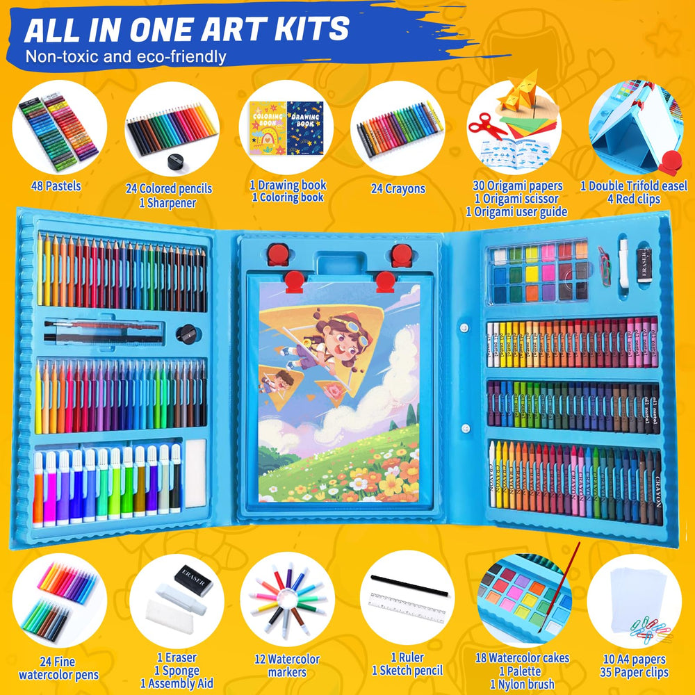 AOTEMOON colored pencils offer vibrant color for mess-free coloring.