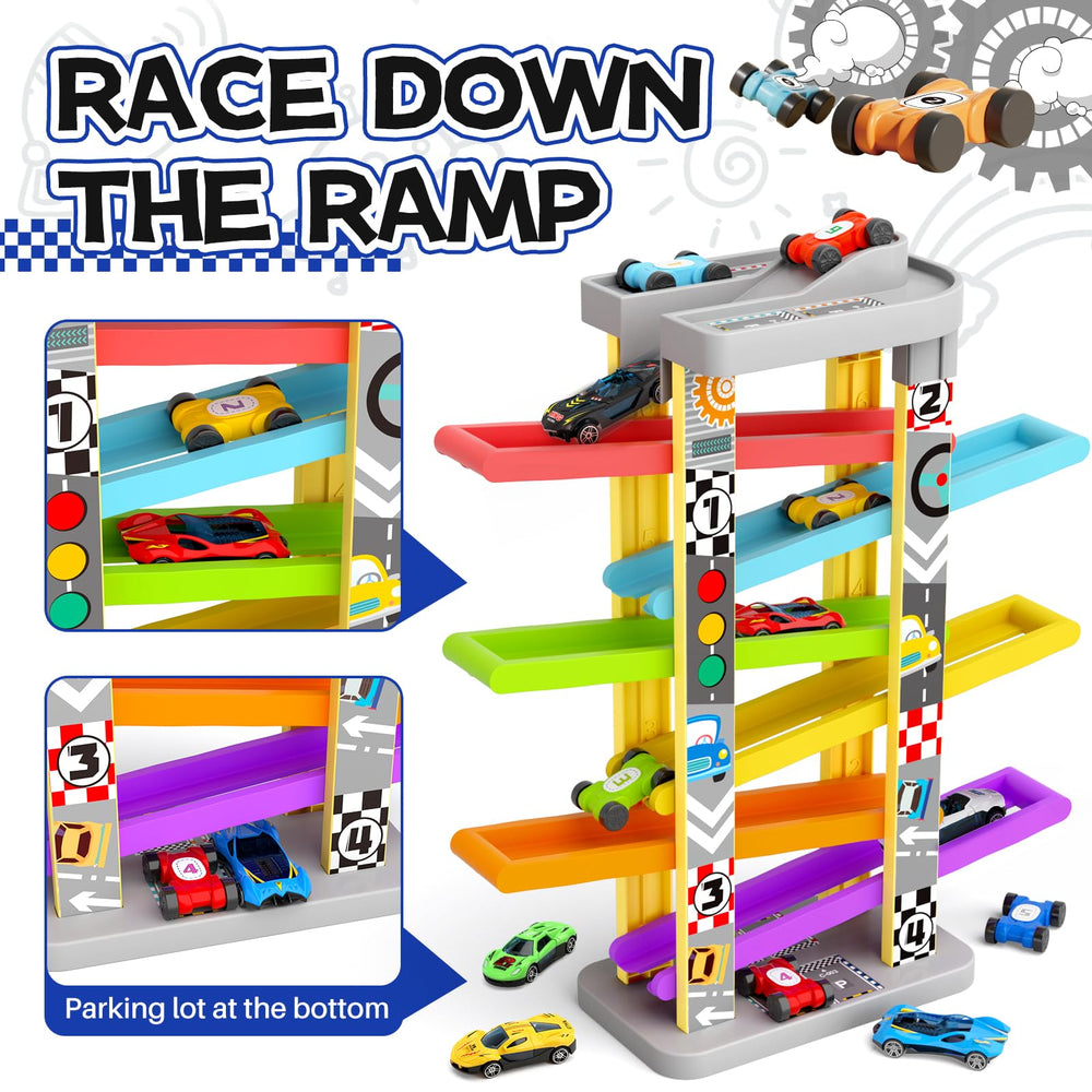 Aotipol spinning tops on track spark focus and tactile fun