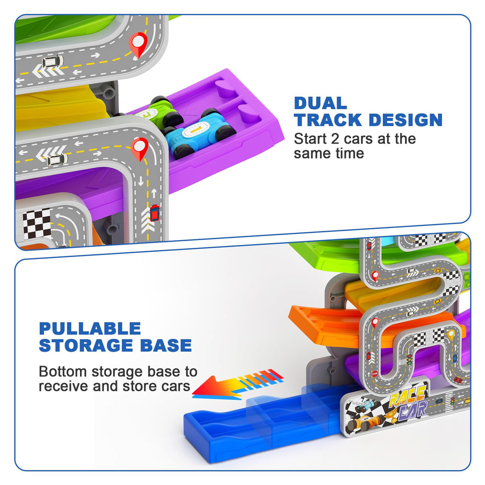 aotipol ten mini cars included for quick, colorful races