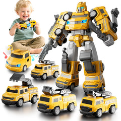 Aotonow 5-in-1 magnetic transformers enable versatile, hands-on engineering play for curious kids.