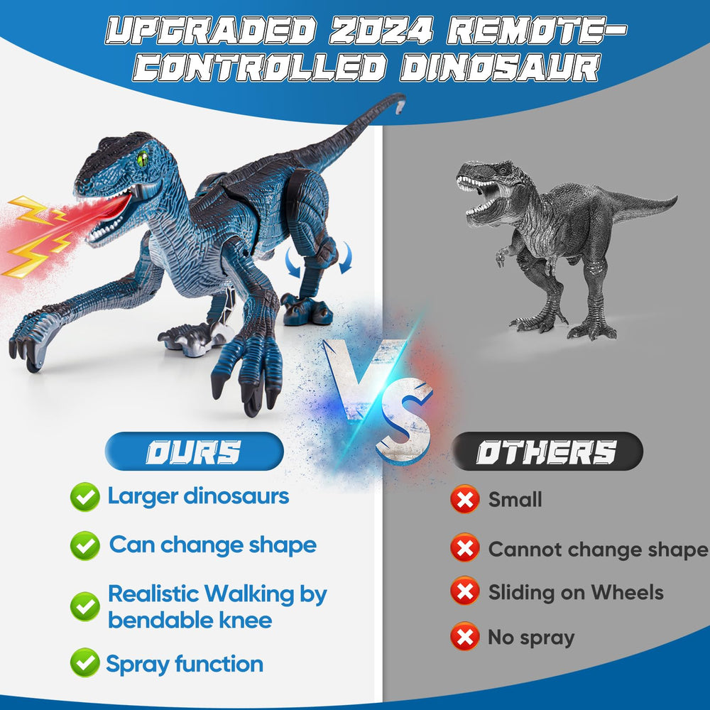 Aotrytion dinosaur features lifelike joints and tail movement for realism.