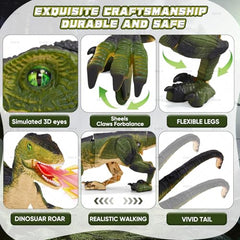 Aotrytion RC dinosaur toy spray-mist feature for interactive pretend scenes