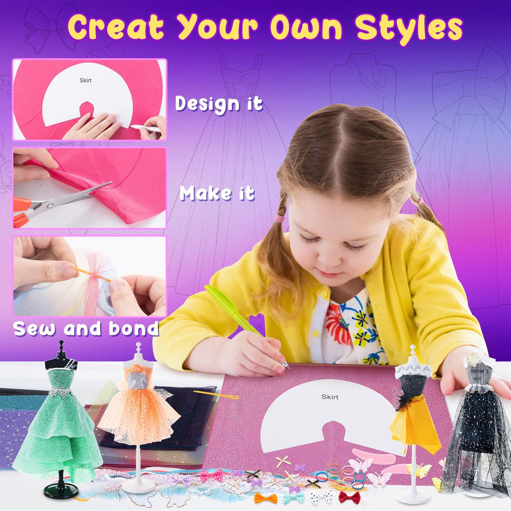 Aowjoy step-by-step illustrations simplify fashion design for young designers