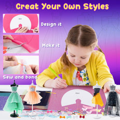 Aowjoy step-by-step illustrations simplify fashion design for young designers