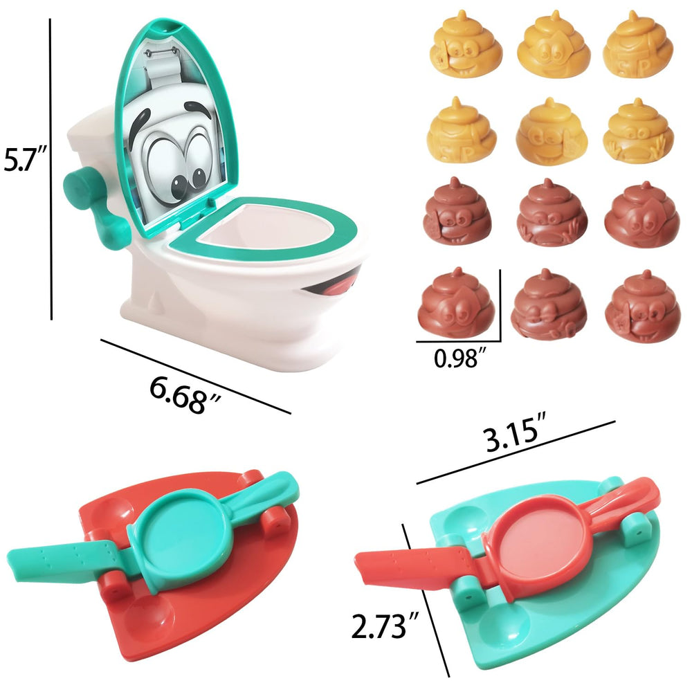 Aozlgfri Poop Game soft plastic poops ready for tossing.