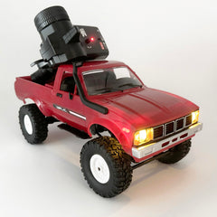 Apawband WPL C24 crawler rear view showing sturdy chassis.