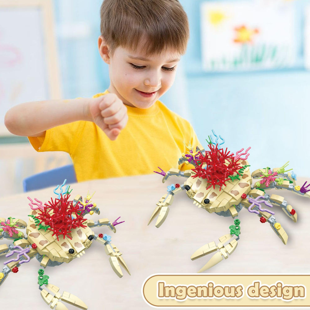 Apcute crab model with movable claws ideal for interactive learning and play