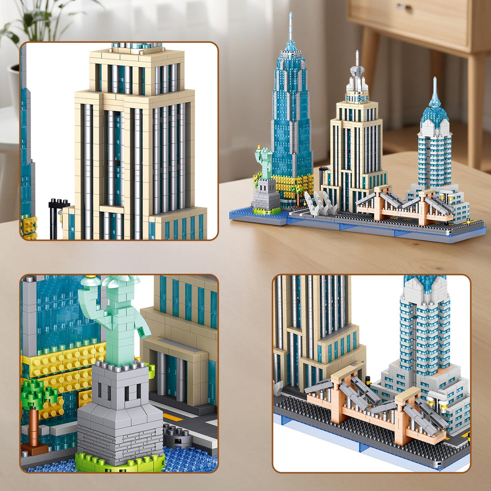 APENGBAOL Brooklyn Bridge micro-block kit, sturdy and decorative.