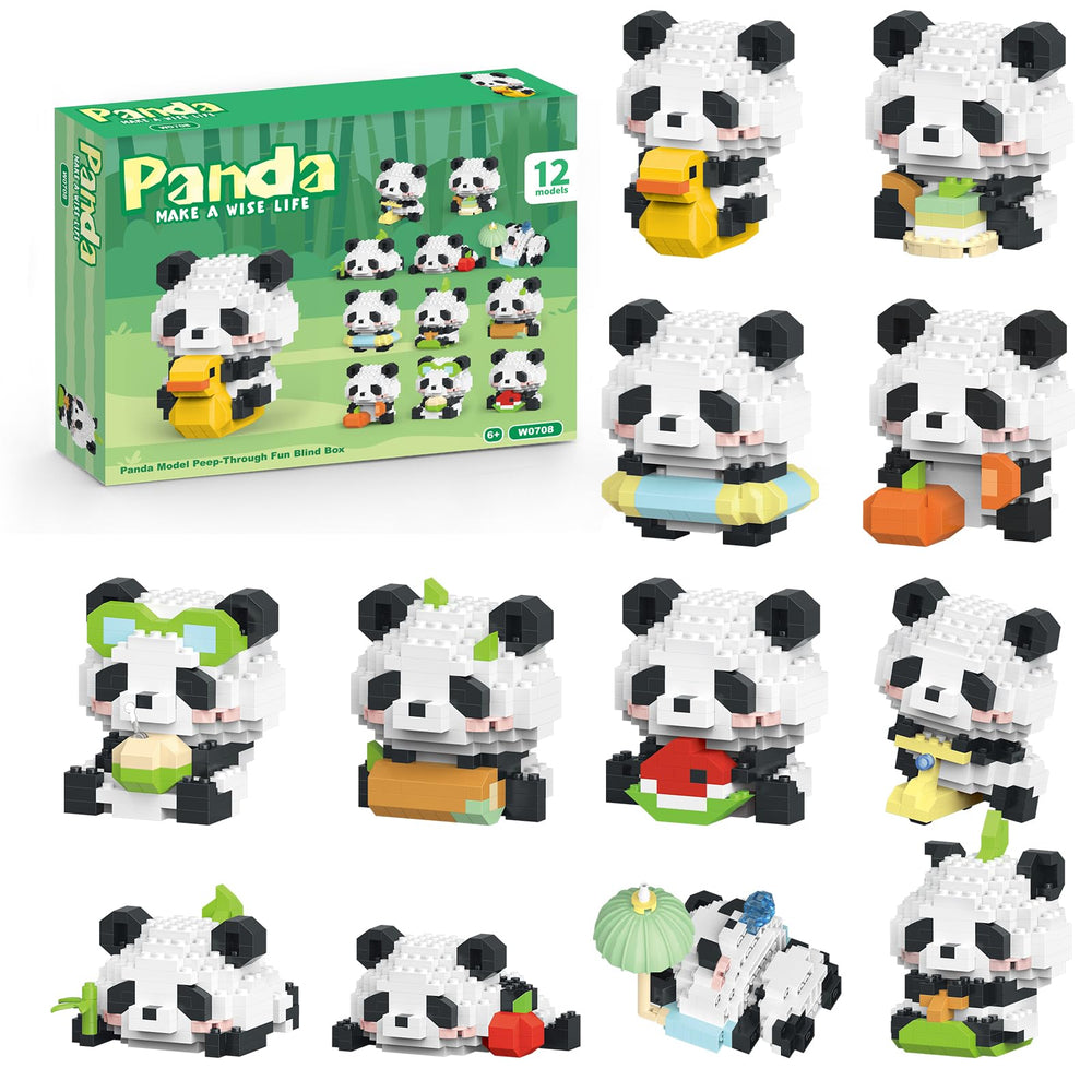 APENGBAOL Panda building blocks setup encourages imaginative play and hands-on coordination.