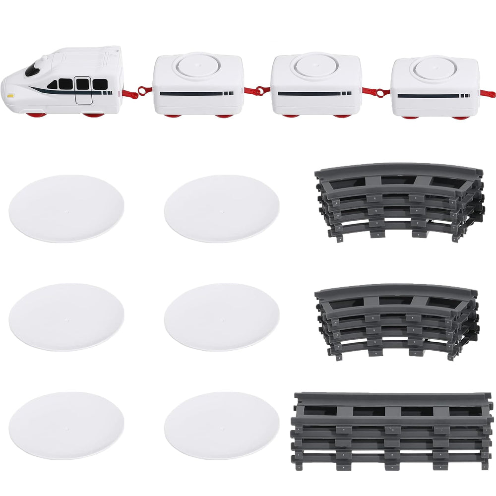 Apettoey twelve-track layout creates an immersive dining display.