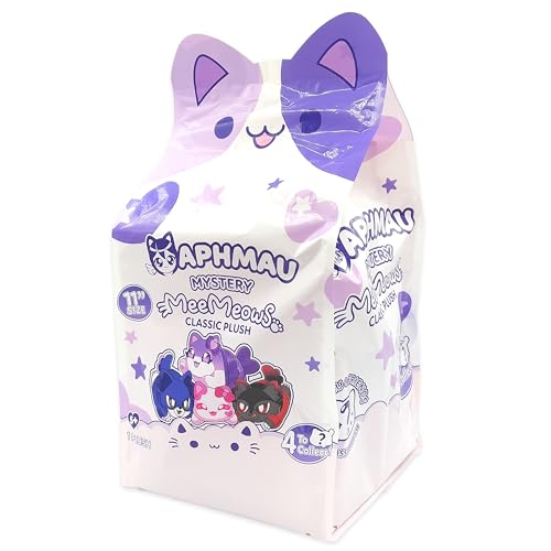 Aphmau MeeMeows KC Cat plush, official merch, cute desk buddy.
