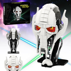 aphpaio General Helmet Building Set front view shows iconic Space Wars styling for collectors.