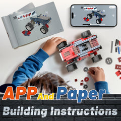 Apitor detailed step-by-step instructions guide young builders.