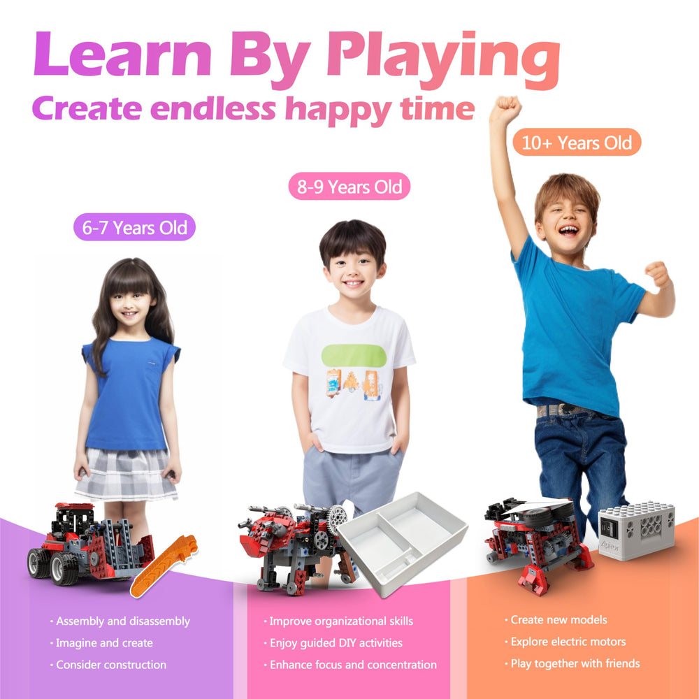 Apitor robot building parts set supports creative problem solving.