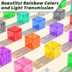 Apluses transparent blocks support color recognition and hands-on STEM learning