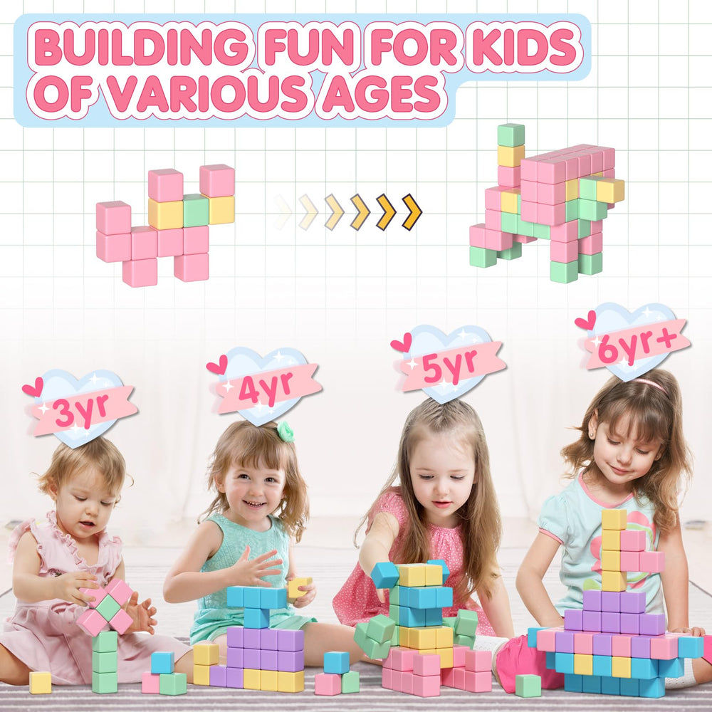 Apluses magnetic blocks compatible with major brands for expanded play