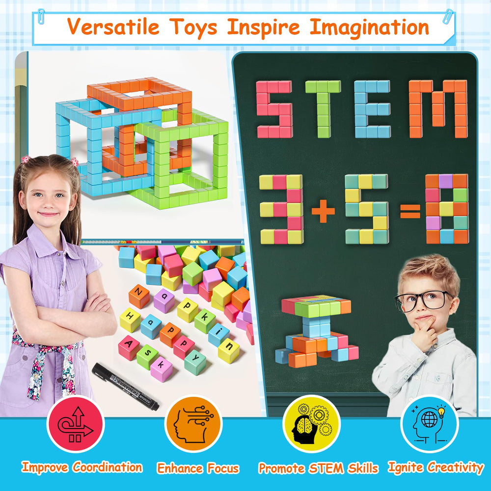 Apluses included creative booklet inspires kids to design unique builds.