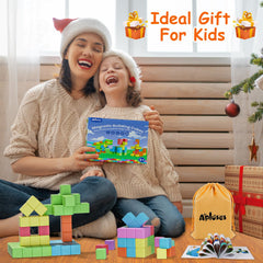 Apluses magnetic blocks make a thoughtful gift for ages 3-8.