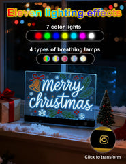 APOBATK LED board showing 7-color touch control for quick color changes