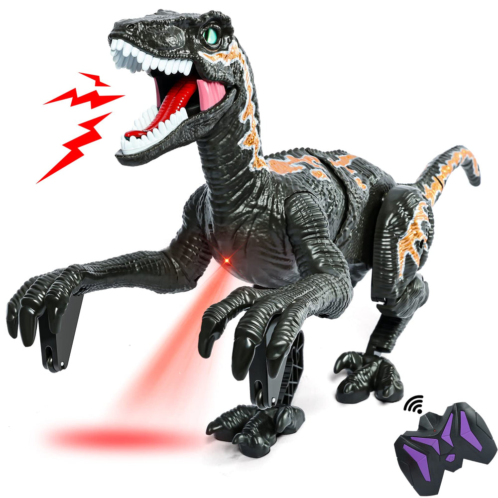 APOBATK Velociraptor walking remote toy for imaginative play