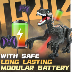 APOBATK velociraptor tail wag during interactive play