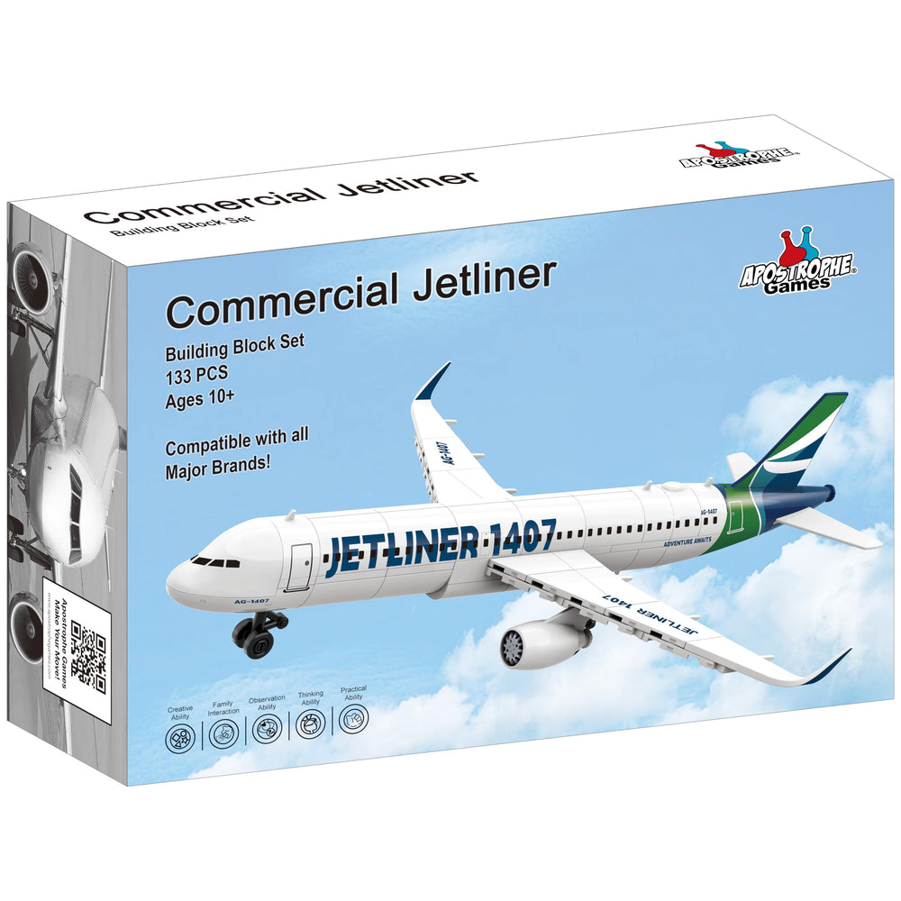 Apostrophe Games Jetliner landing gear adds realistic stance and stability.