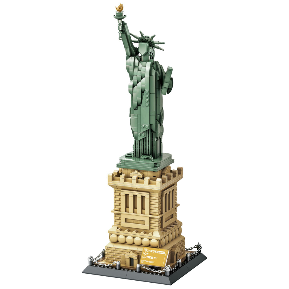 Apostrophe Games Liberty tower and pedestal shot highlights size and lifelike scale.