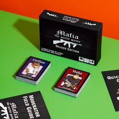 Apostrophe Games Mafia Deluxe logo box for secure storage.