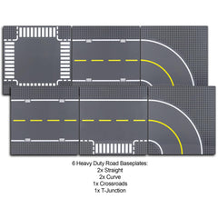 Apostrophe Games curved baseplate creates gentle bends for dynamic neighborhoods.