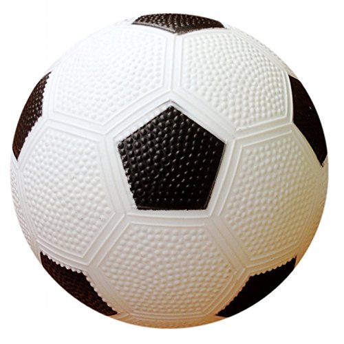 AppleRound 6.5-inch football, ready for tossing by young children.