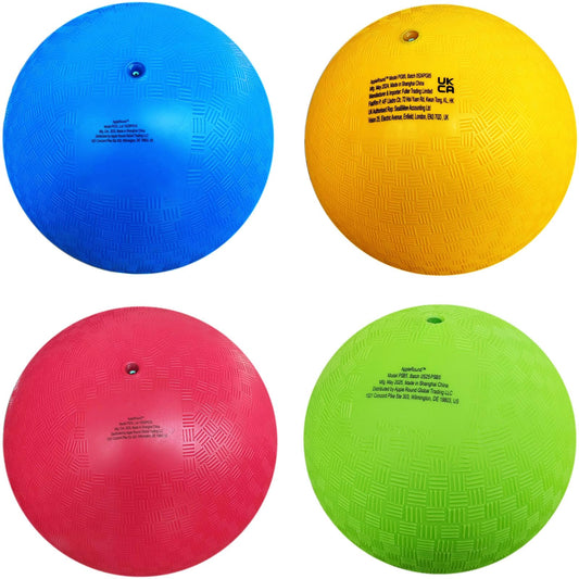 AppleRound 8.5 inch red dodgeball ready for indoor and outdoor play