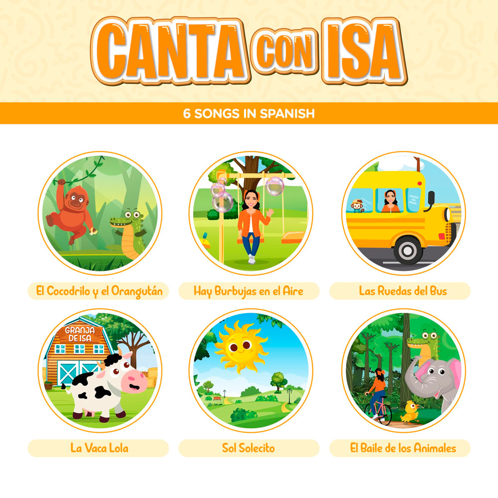 Aprende Peque Musical Sound Book Isa family play supports bonding through singing.