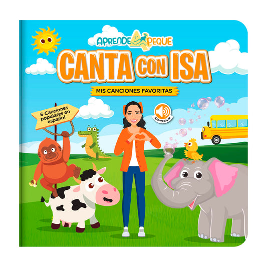Aprende Peque Musical Sound Book Isa front cover invites curious toddlers to explore music.