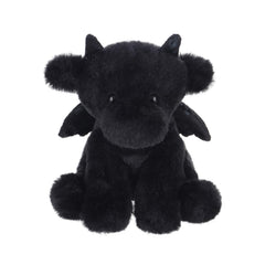 Apricot Lamb Black Dragon Plush close-up for hugging and bedtime companionship.