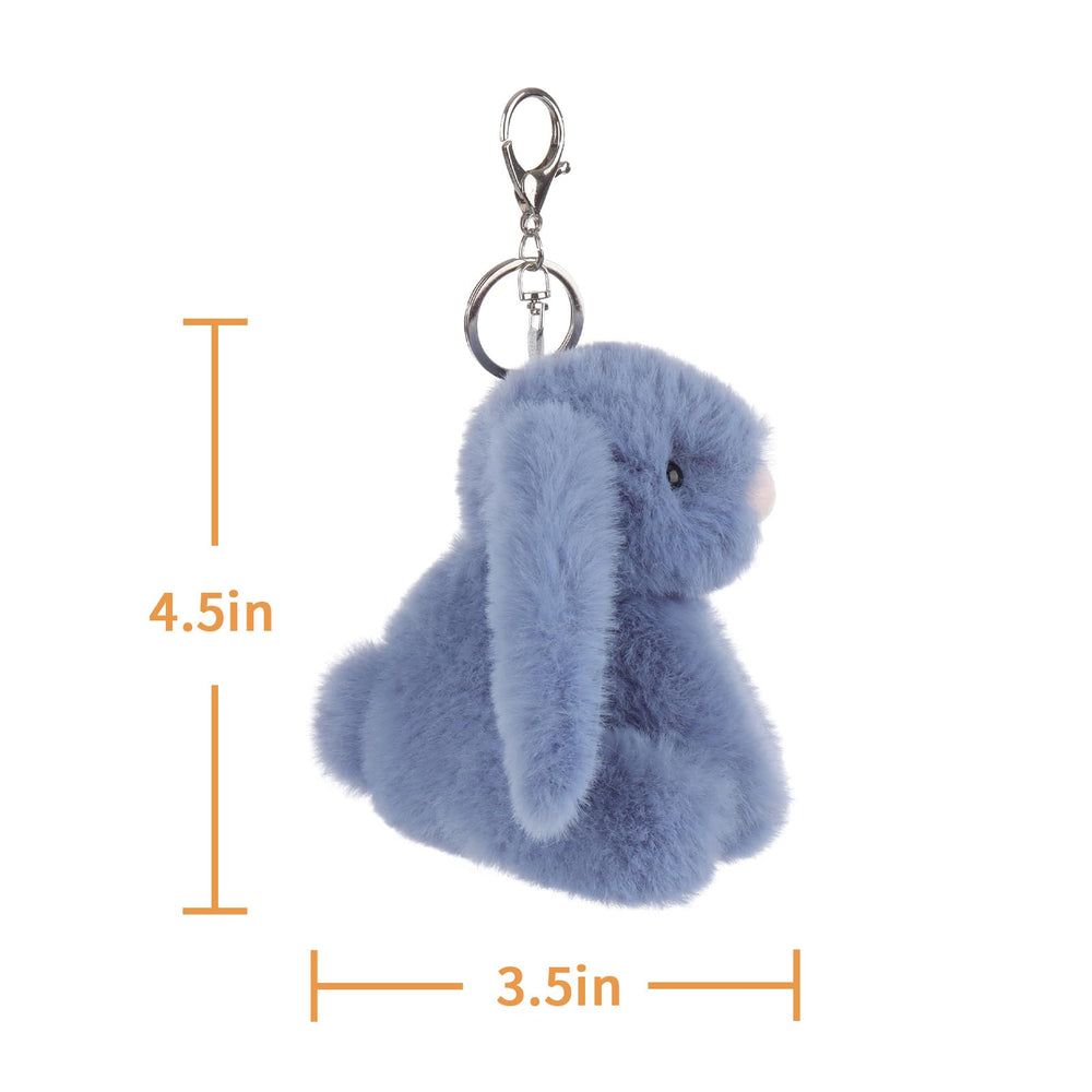 Apricot Lamb blue bunny plush as a charming gift for kids.