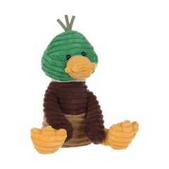 Apricot Lamb mallard duck in backpack for travel-friendly comfort