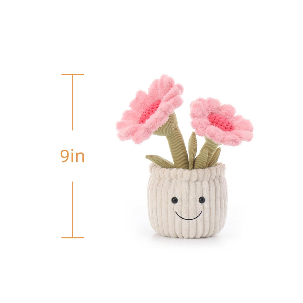 Apricot Lamb gift-ready plush pot for holidays
