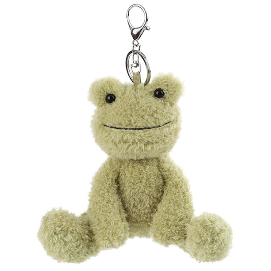 Apricot Lamb green frog keychain for bags and keys