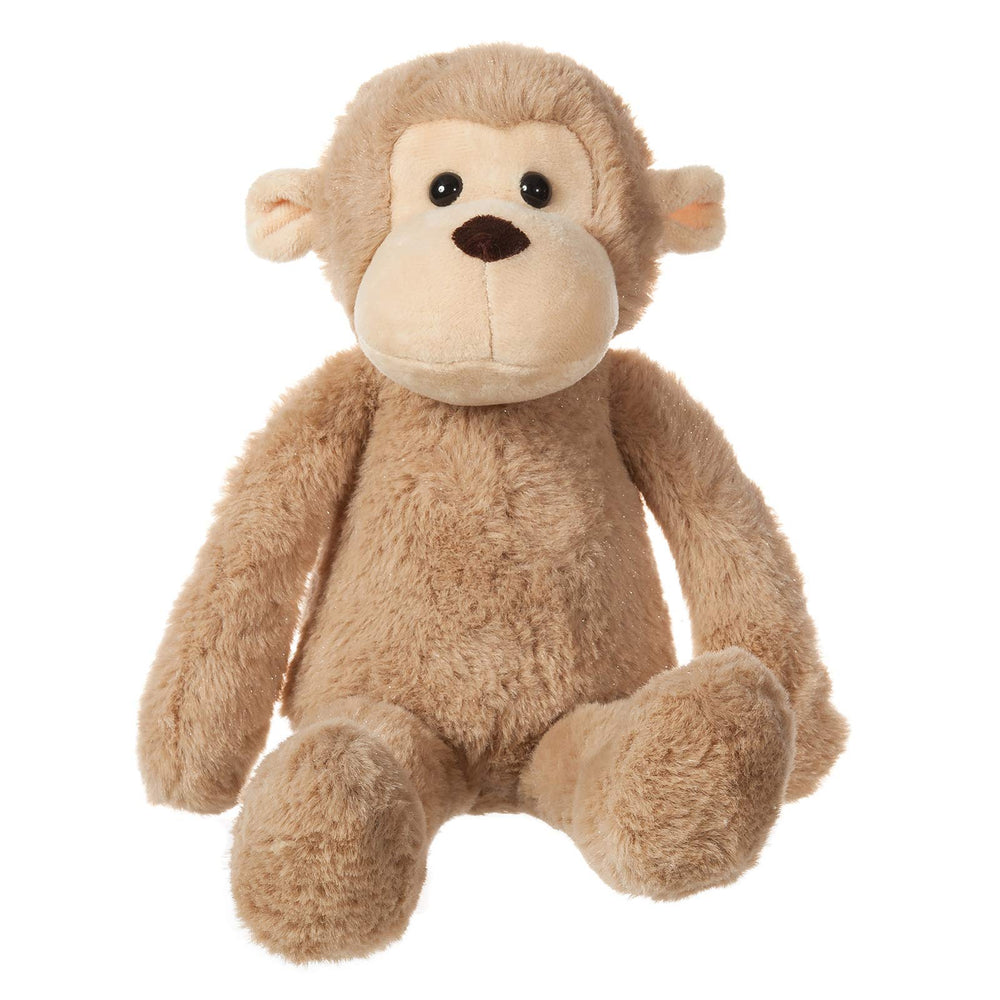 Apricot Lamb monkey plush in light brown, 9-inch size for cozy hugs.