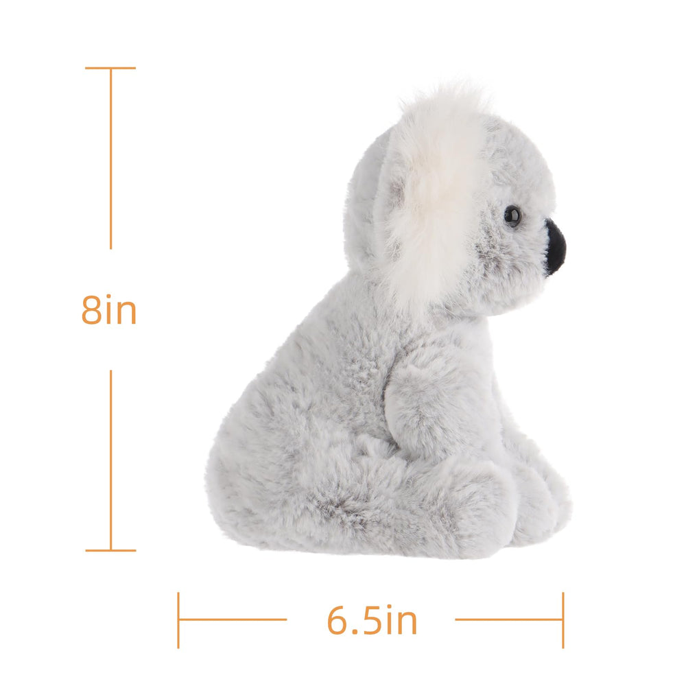 Apricot Lamb portable plush for outings and camping.