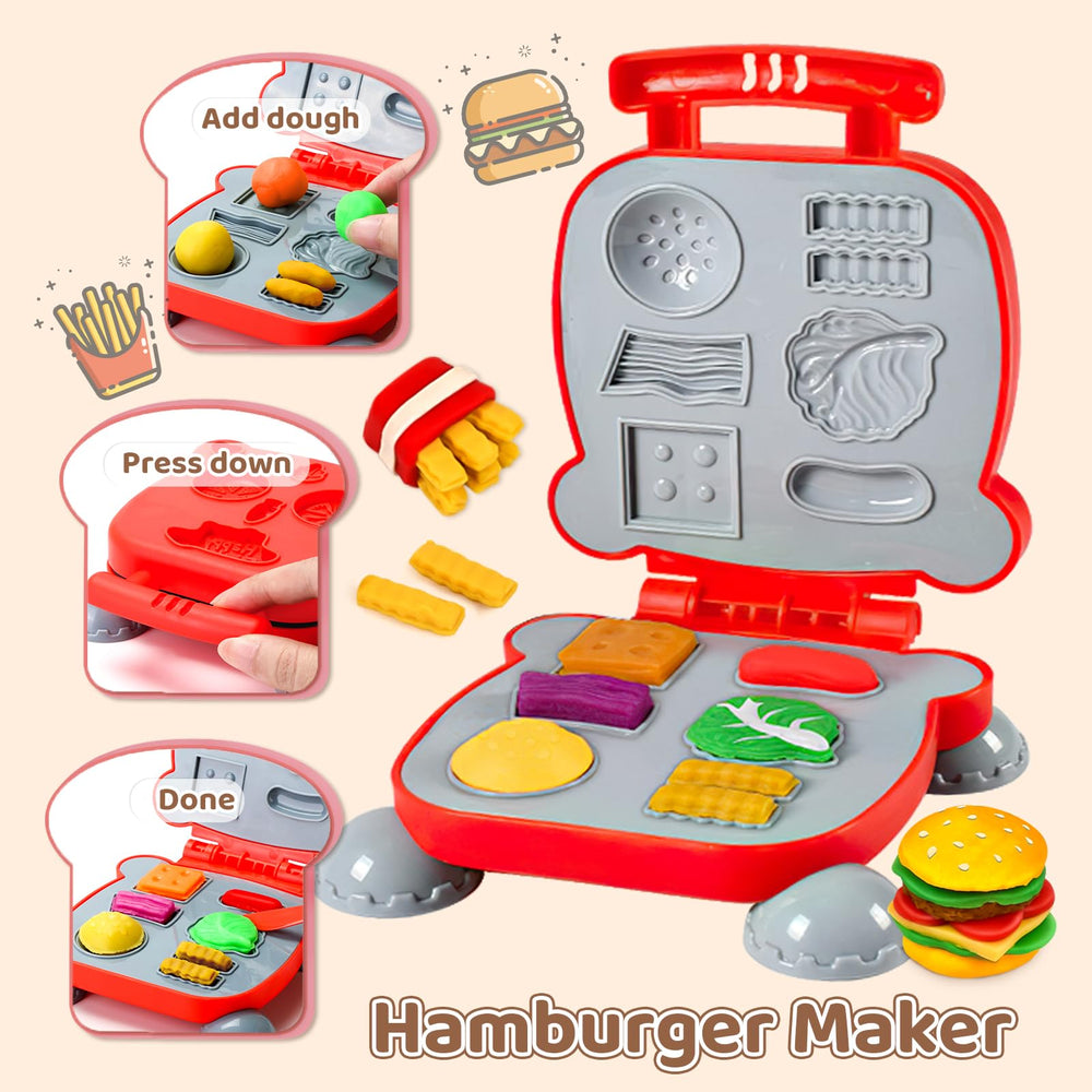 Aprilwolf 70PCS dough set cake-maker inspires pretend bakery moments