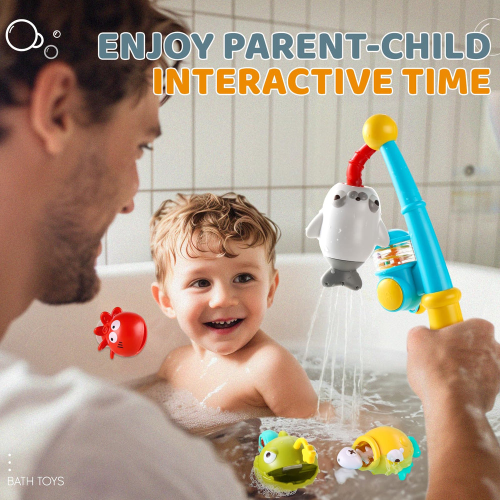 Aprilwolf light-up star enhances tub time with a playful glow