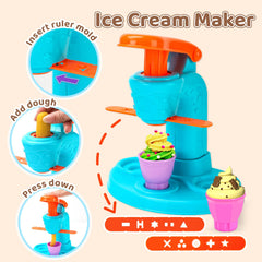 Aprilwolf dough set ice cream machine inspires pretend treats and fine motor skills